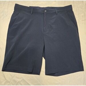 Greg Norman Mens Comfort Stretch Moisture Wick Performance Short Size 36 Navy